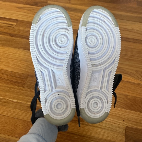 Nike Women’s Gray and Black Air Force Sneakers Size 7.5 - Picture 8 of 8